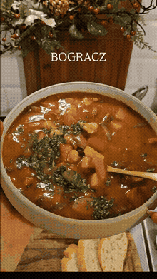 Бограч с клецками