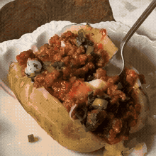 Вкусный картофель с начинкой