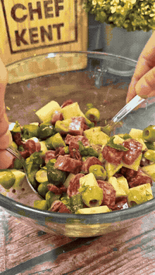 Салат из маринованных овощей